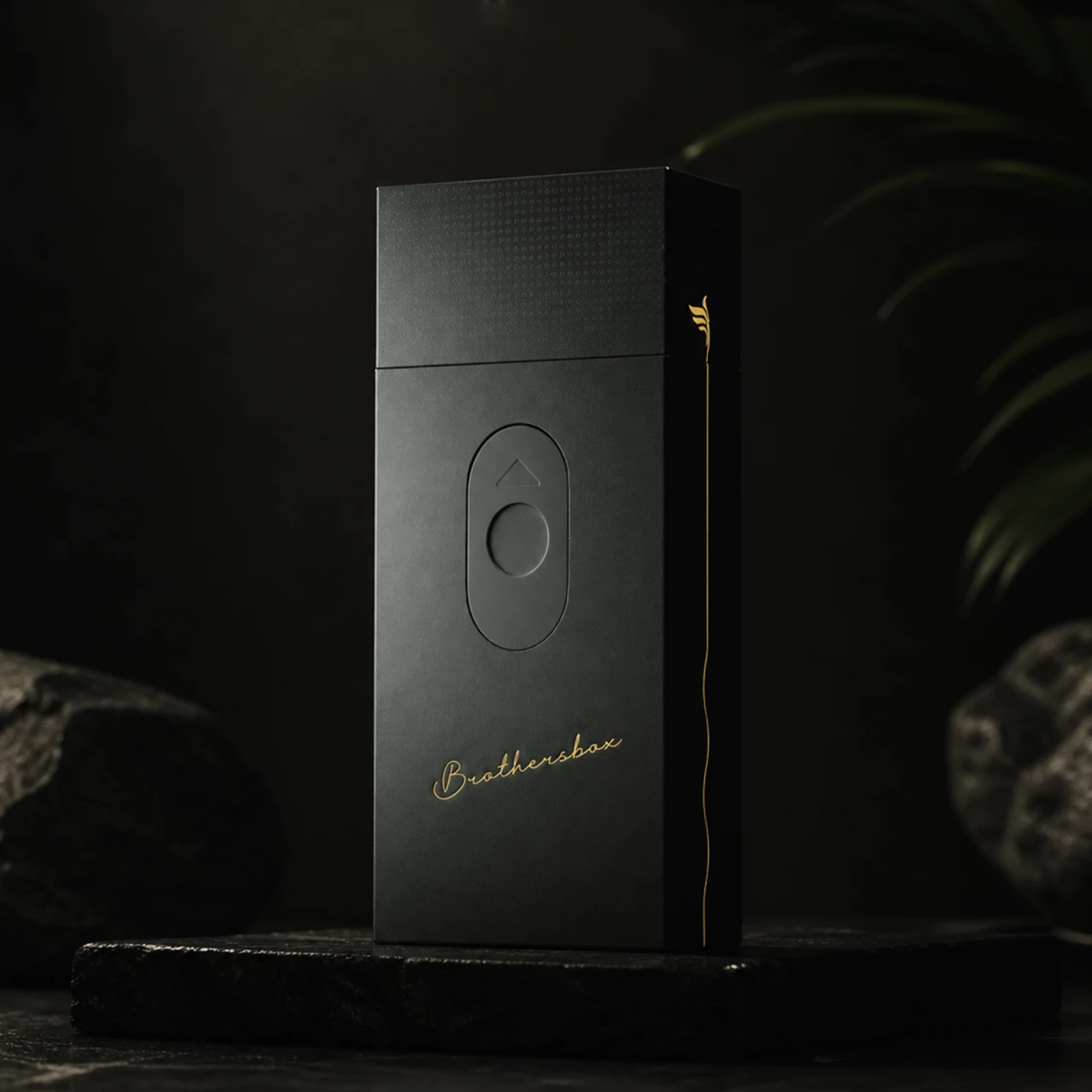 Brothersbox cigarette case presented as a compact social object